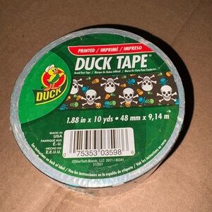 Duck Brand Skulls and Crossbones (also known as Freaky Pirates) duct tape.